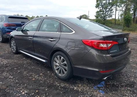 2016 Hyundai Sonata Sport z USA, uszkodzony, nr VIN 5NPE34AF3GH262244